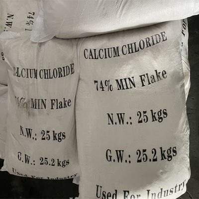 Dihidrato industrial 25kg del cloruro de calcio del CaCl2 del grado por bolsos