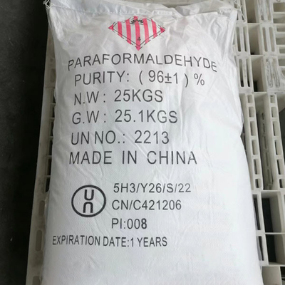 Paraformaldehído Sólido PFA ±96% 25kg / Bolsa (CH2O)N Para Formaldehído Grado Industrial