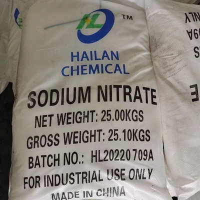 NaNO3 Nitrato de sodio utilizado como fertilizante de acción rápida para suelos ácidos