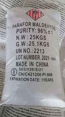 0,05% alcoholes de Ash Paraformaldehyde Powder Soluble In