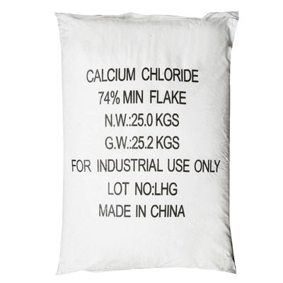 10043-52-4 escamas a granel del cloruro de calcio del CaCl2 para la industria de goma