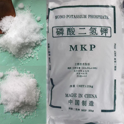 Potasio del fertilizante de MKP el mono fosfata el fosfato de biácido del potasio del 98% KH2PO4 7778-77-0