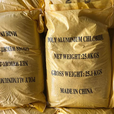 Cloruro de polialuminio PAC 25 KG / BAG utilizado como floculante en el tratamiento del agua