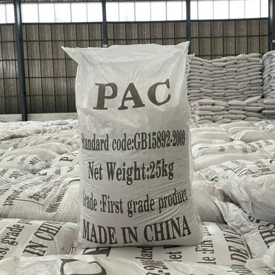 25 kg/BAG PAC Polyaluminio cloruro en polvo amarillo para el tratamiento del agua