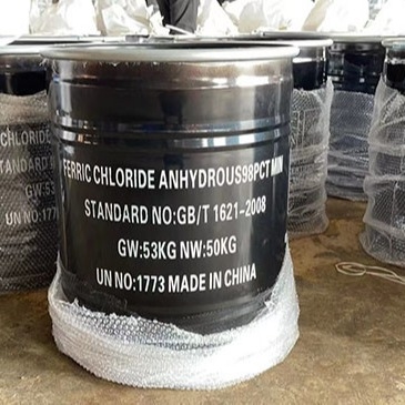 FeCL3 cloruro férrico anhidro utilizado para el tratamiento del agua y el grabado de metales