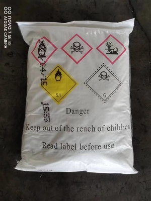 25 kg/bolsa Nitrato de sodio en polvo blanco UN 1500 para conservantes y curativos alimentarios