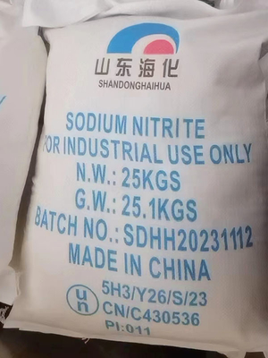 Nitrito de sodio en polvo 25 kg/bolsa NaNO2