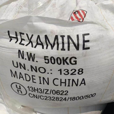 Hexamina en polvo Hexametilene tetramina C6H12N4 500 kg/BAG con paletas