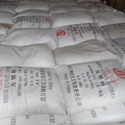 Sulfato de sodio anhidro (Na2SO4) 99% - 50 kg/bolsa, CAS 7757-82-6, suministro directo de fábrica