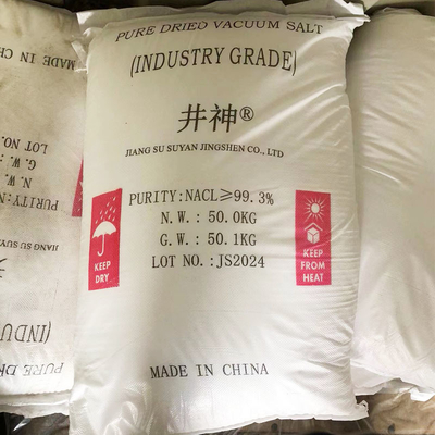 Cloruro de sodio Nacl Sal refinada Cloruro de sodio grado industrial 25 kg / BAG
