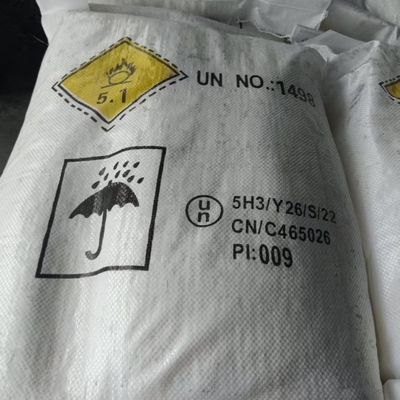 NaNO3 Nitrato de sodio 27 MT / 20 GP Envase 25 KG / BAG Utilizado para inhibidor de la corrosión