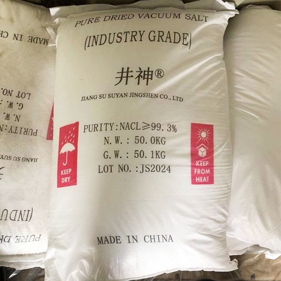Mejor precio Alta calidad 99,3% Sal industrial Cloruro de sodio NaCl 7647-14-5 Calidad industrial
