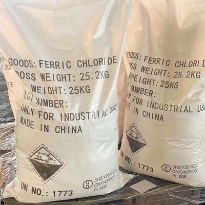 25 KG / BGA FeCL3 Cloruro de hierro utilizado como productos químicos para el tratamiento del agua