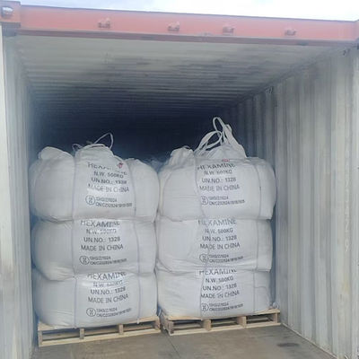 Hexamina en polvo Hexametilene tetramina C6H12N4 500 kg/BAG con paletas