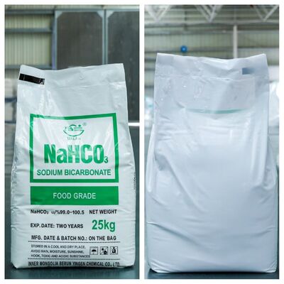 Vida útil 2 años Bicarbonato de sodio bicarbonato de sodio en polvo fino Código aduanero 28363000 Ingrediente químico polivalente de grado industrial