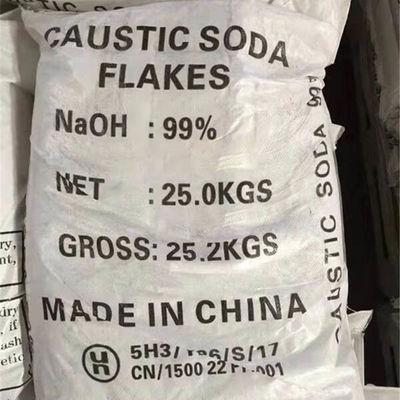 98,5% escamas de la soda cáustica del NaOH de Min Sodium Hydroxide para el jabón de fabricación