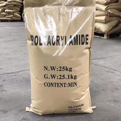Polyacrylamide PAM 25KG/BAG Polvo blanco para el tratamiento del agua