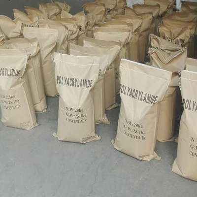 25 KG/BAG PAM Poliacrilamida partícula blanca CAS 9003-05-8 utilizada para el tratamiento del agua