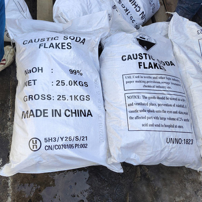 NaOH soda cáustica hidróxido de sodio Compuesto inorgánico Corrosividad fuerte 25 KG / BAG
