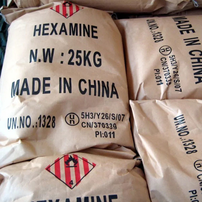 Polvo de hexamina utilizado como diurético en medicina 25 KG / BAG 20 MT / 20 GP con paleta
